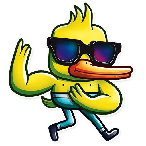Sticker «Gus the Duck-2»