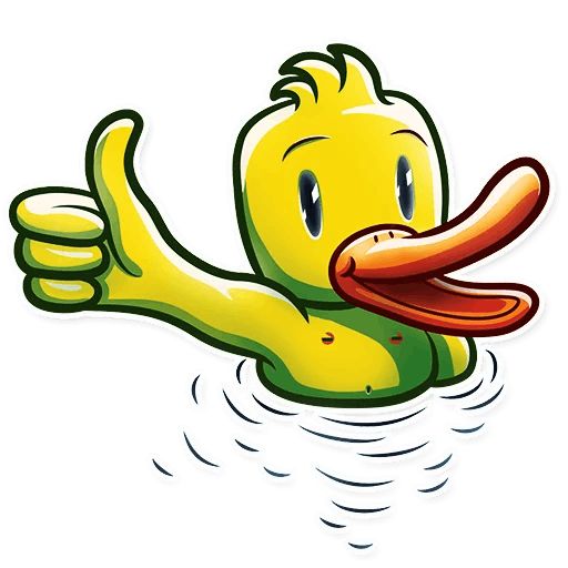 Sticker «Gus the Duck-3»