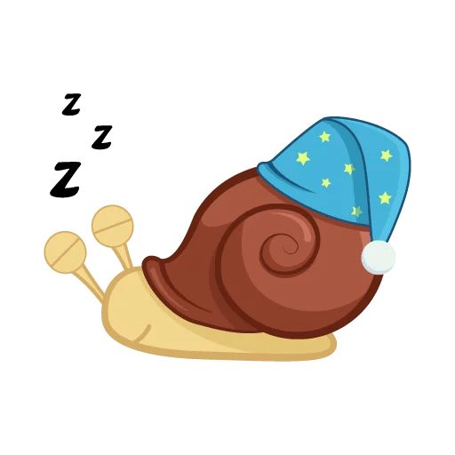 Sticker «Cute Snail-4»