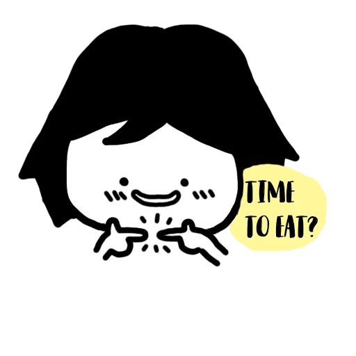 Sticker «It's time to eat-4»