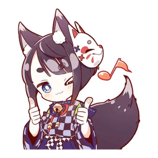 Sticker «Kitsune Danshi-10»