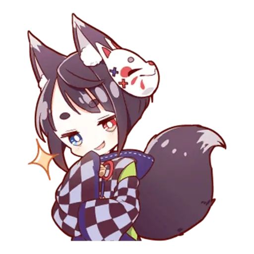 Sticker «Kitsune Danshi-2»