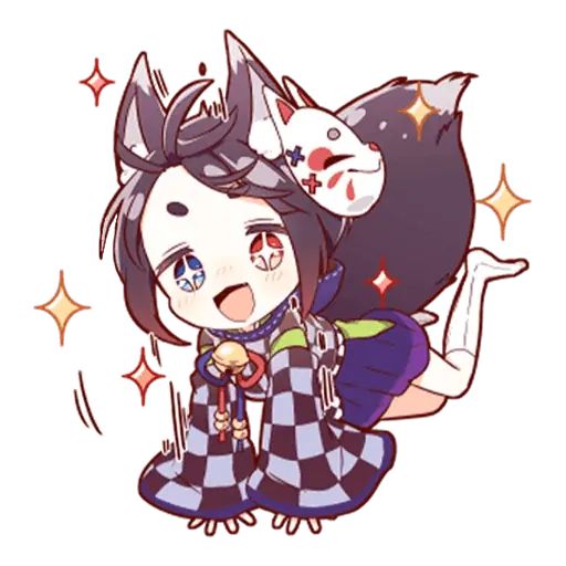 Sticker «Kitsune Danshi-3»