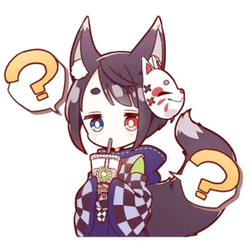 Sticker «Kitsune Danshi-4»