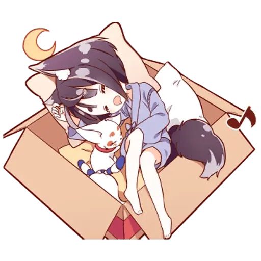 Sticker «Kitsune Danshi-7»