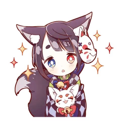 Sticker «Kitsune Danshi-8»