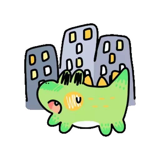 Sticker «Sweet Croc-2»