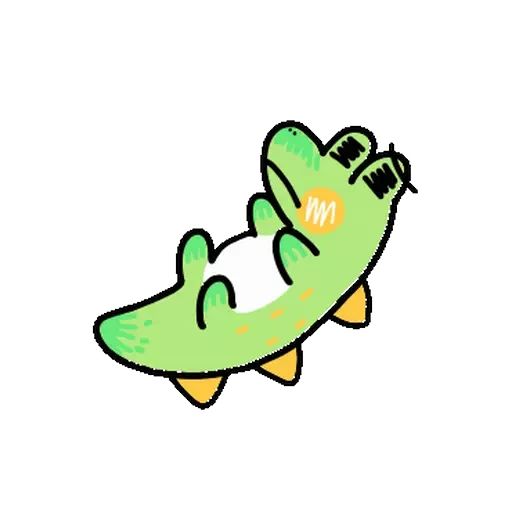 Sticker «Sweet Croc-9»
