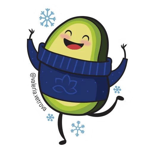Sticker «Avocado-4»