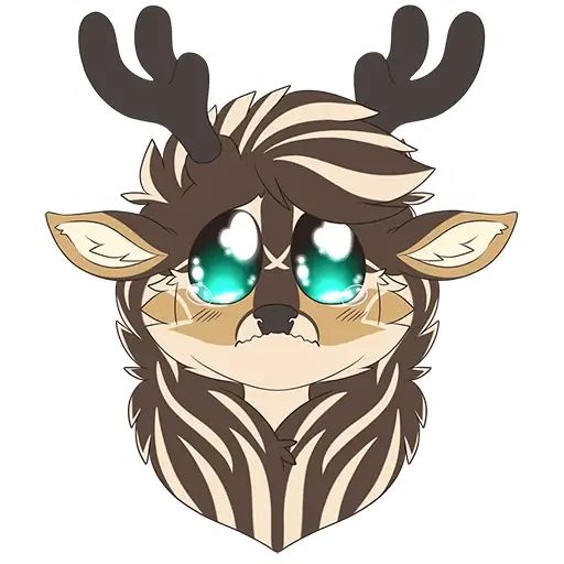 Sticker «Hartley Deer-12»