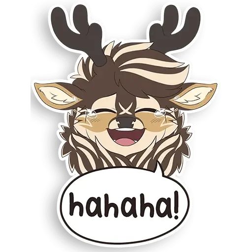 Sticker «Hartley Deer-3»
