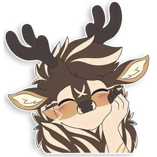 Sticker «Hartley Deer-4»
