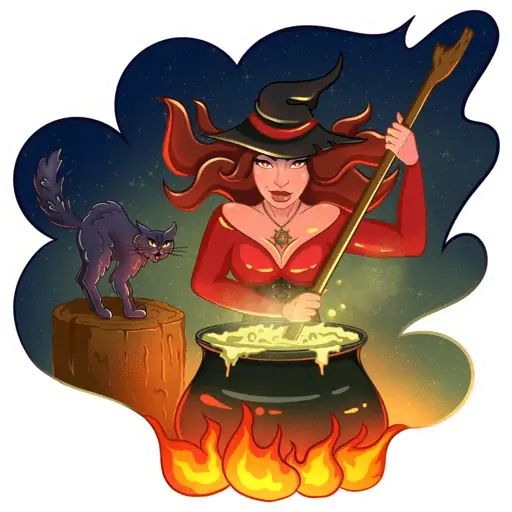 Sticker «Witchulitta-4»