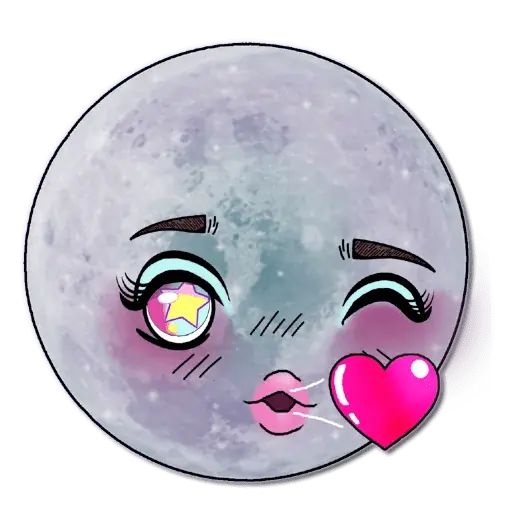 Sticker «Moon-5»