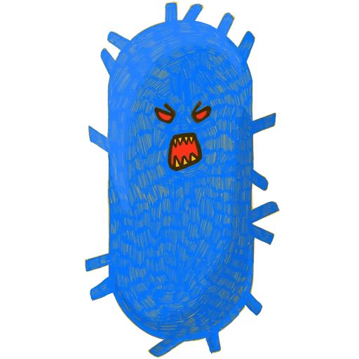 Sticker «Microbes-3»