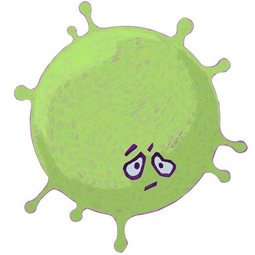 Sticker «Microbes-5»