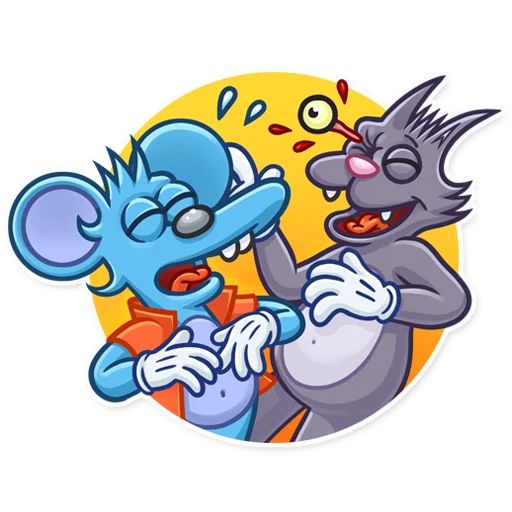 Sticker «The Itchy & Scratchy-1»