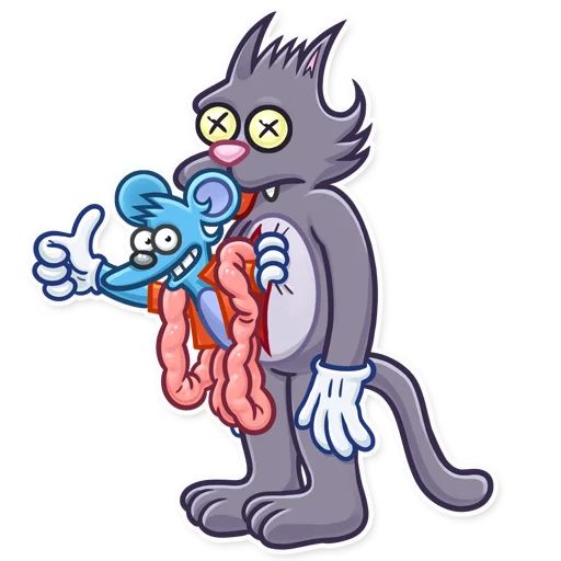 Sticker «The Itchy & Scratchy-3»