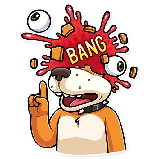Sticker «Duck Hunt Dog-6»
