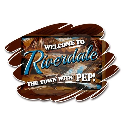 Sticker «Welcome to Riverdale-1»