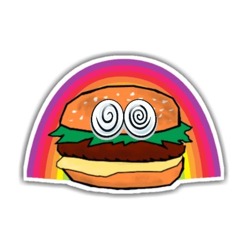 Sticker «Burger Chip-11»