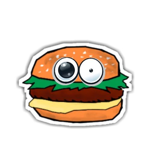Sticker «Burger Chip-7»