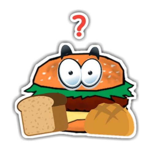 Sticker «Burger Chip-8»