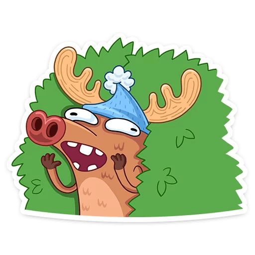 Sticker «Deer-12»