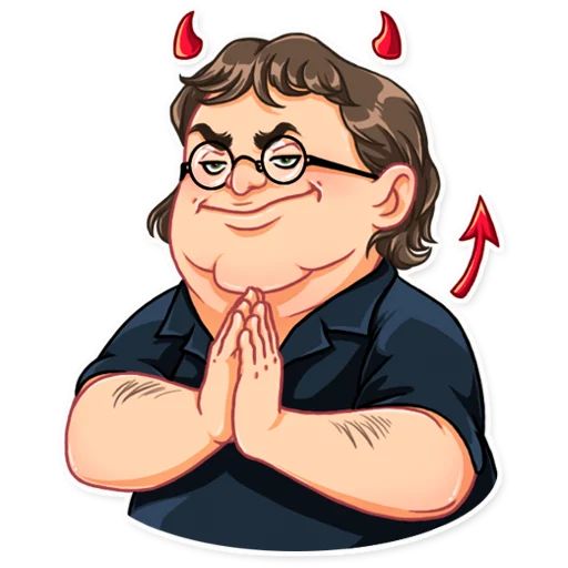 Sticker «Gabe Newell-12»
