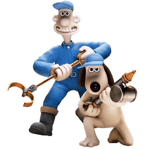 Sticker «Wallace and Gromit-1»