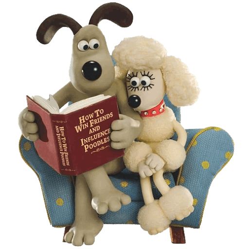 Sticker «Wallace and Gromit-11»