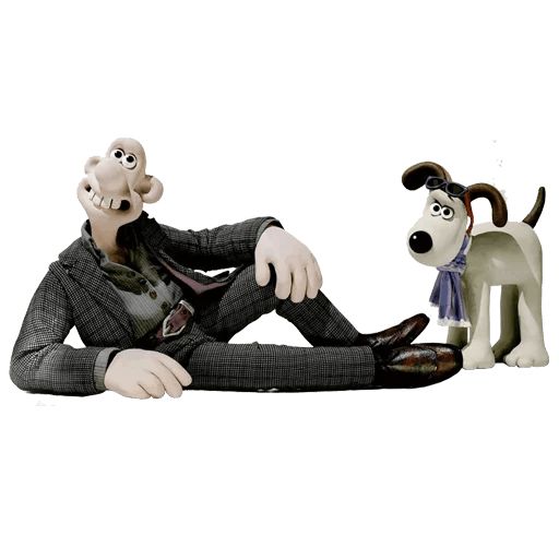 Sticker «Wallace and Gromit-9»
