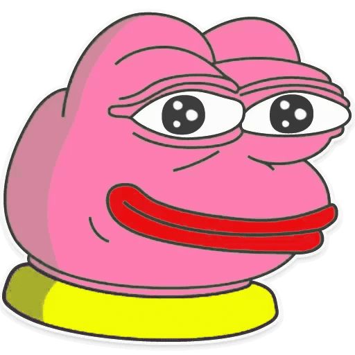 Sticker «Pink Pepe-1»