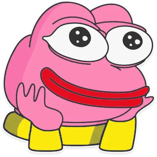 Sticker «Pink Pepe-12»