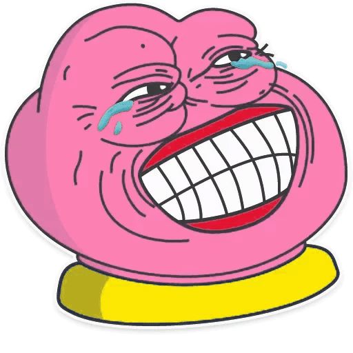 Sticker «Pink Pepe-9»