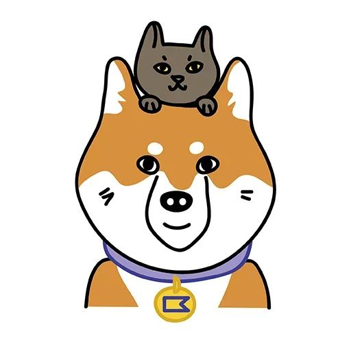 Sticker «Cats And Dogs-7»