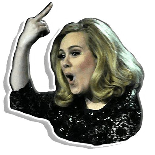 Sticker «Adele-3»