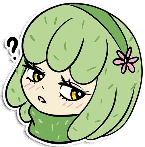 Sticker «Cactus-chan-9»
