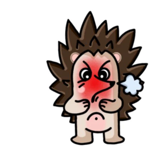 Sticker «Hedgehog-10»