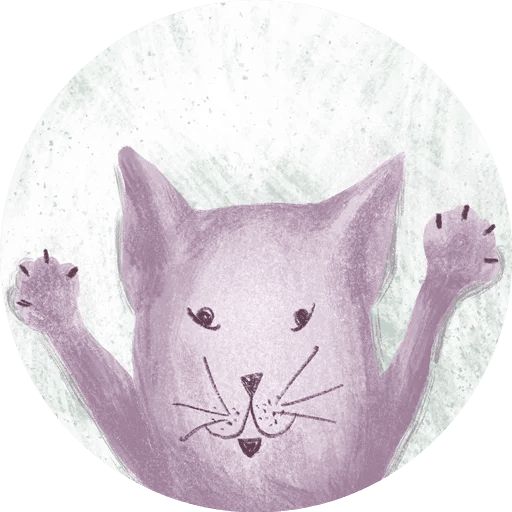 Sticker «Cats in Circle-10»