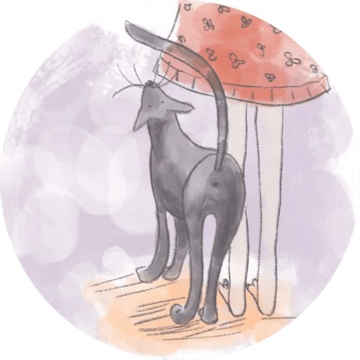 Sticker «Cats in Circle-2»