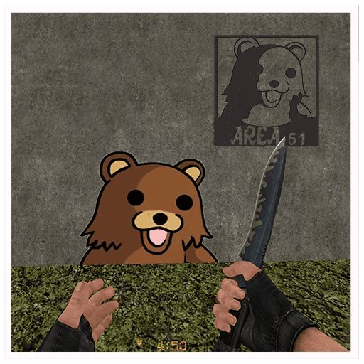 Sticker «Pedobear-9»