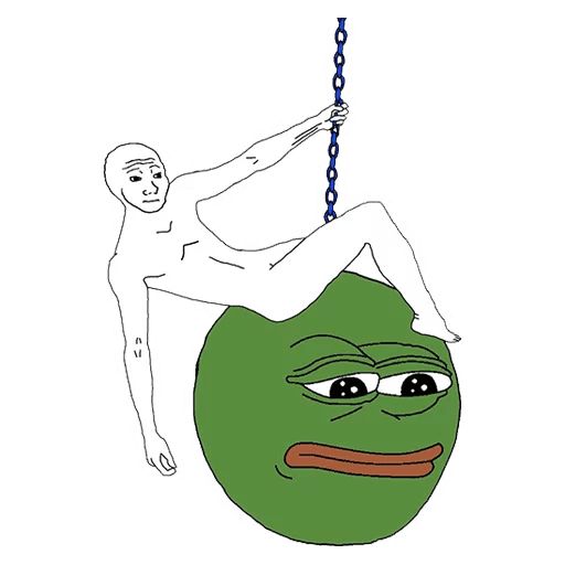 Sticker «Pepe And Feels Guy-4»