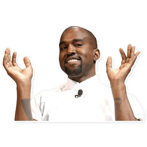 Sticker «Kanye West-1»