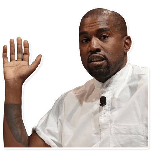 Sticker «Kanye West-2»