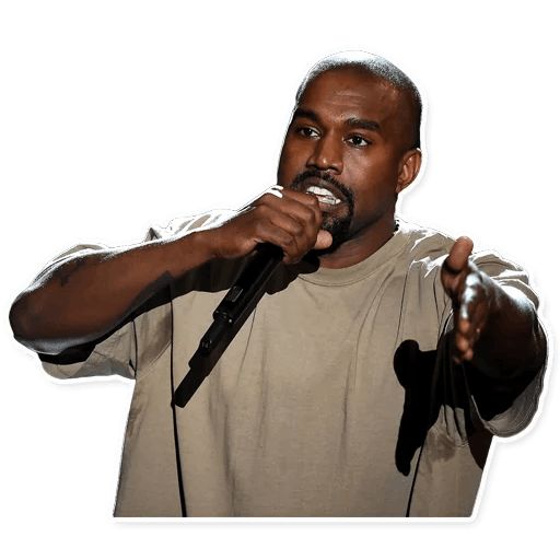 Sticker «Kanye West-5»