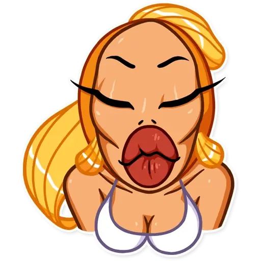 Sticker «Goldfish Lady-10»