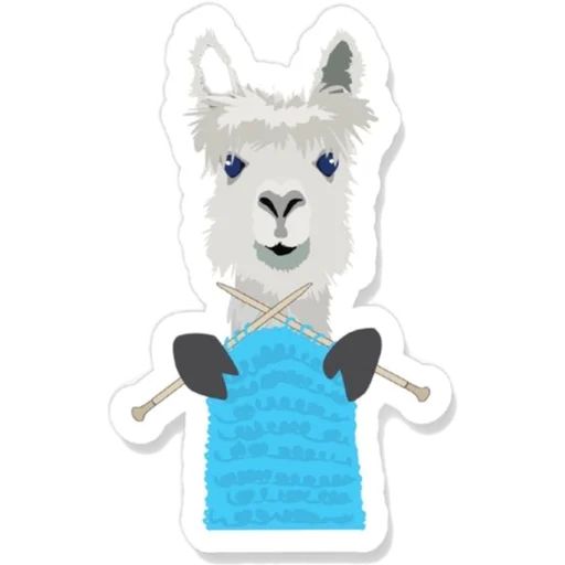 Sticker «knitting-10»