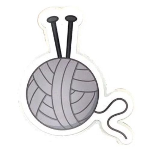 Sticker «knitting-12»