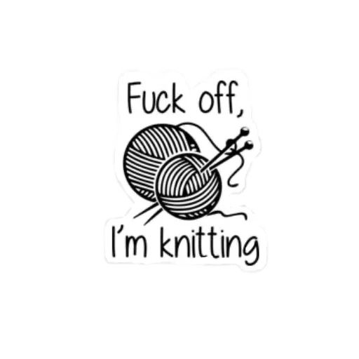 Sticker «knitting-5»